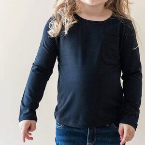 NWOT Kyte Baby Navy Blue Long Sleeve Shirt- 3T
